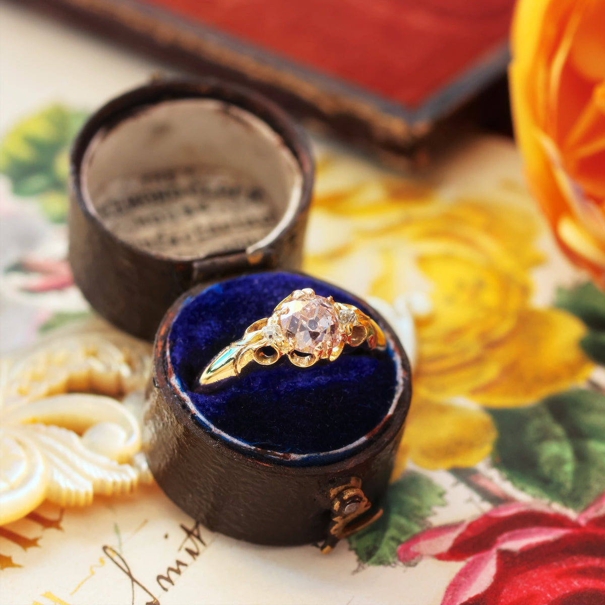 Very Special Date 1875 Victorian Diamond Ring