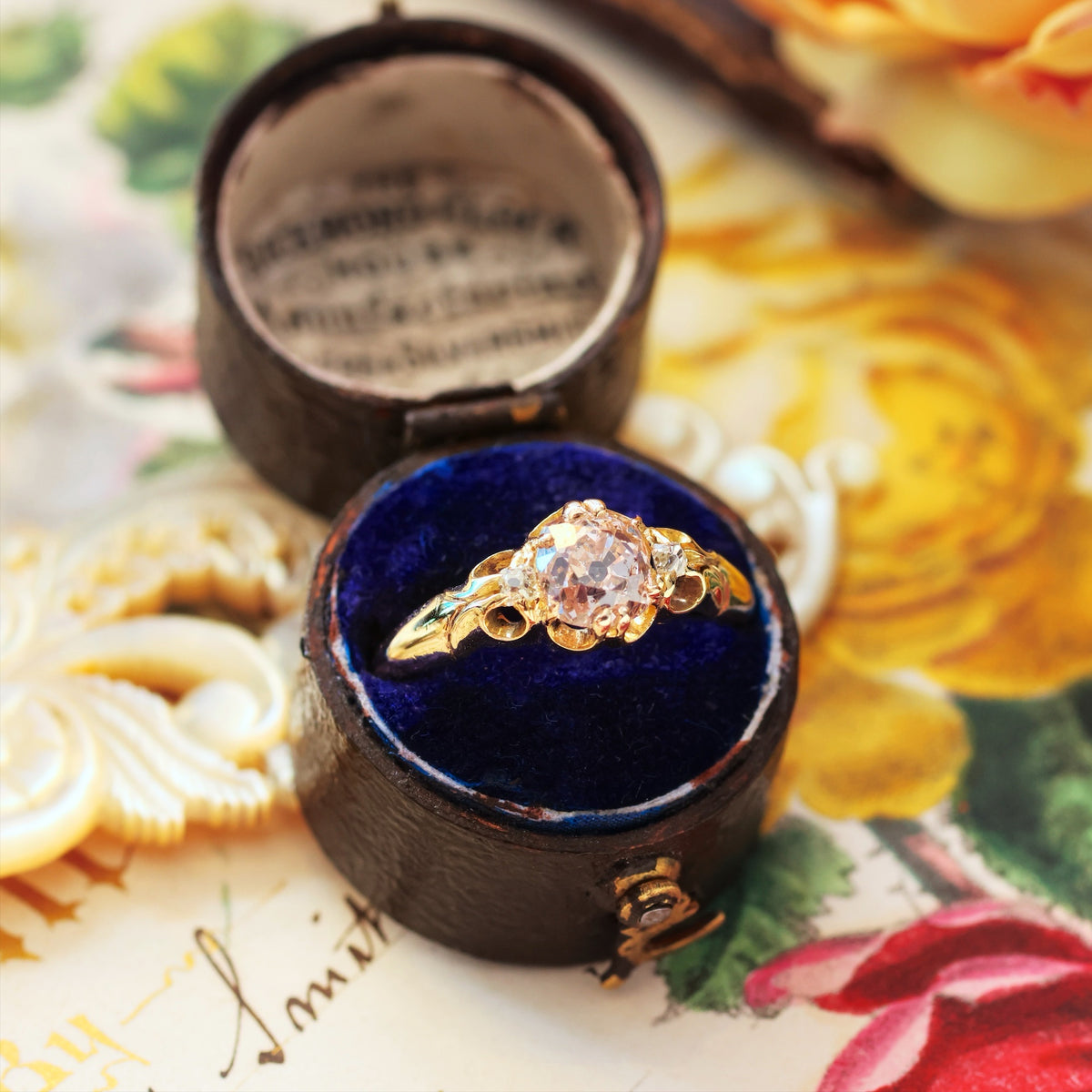 Very Special Date 1875 Victorian Diamond Ring