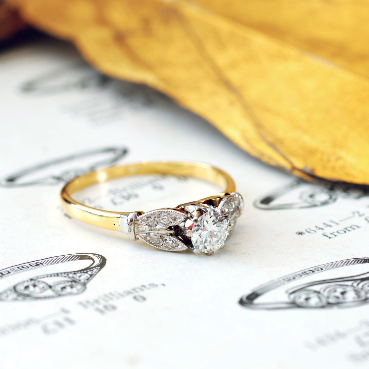 Vintage Perfection! Art Deco Diamond Engagement Ring