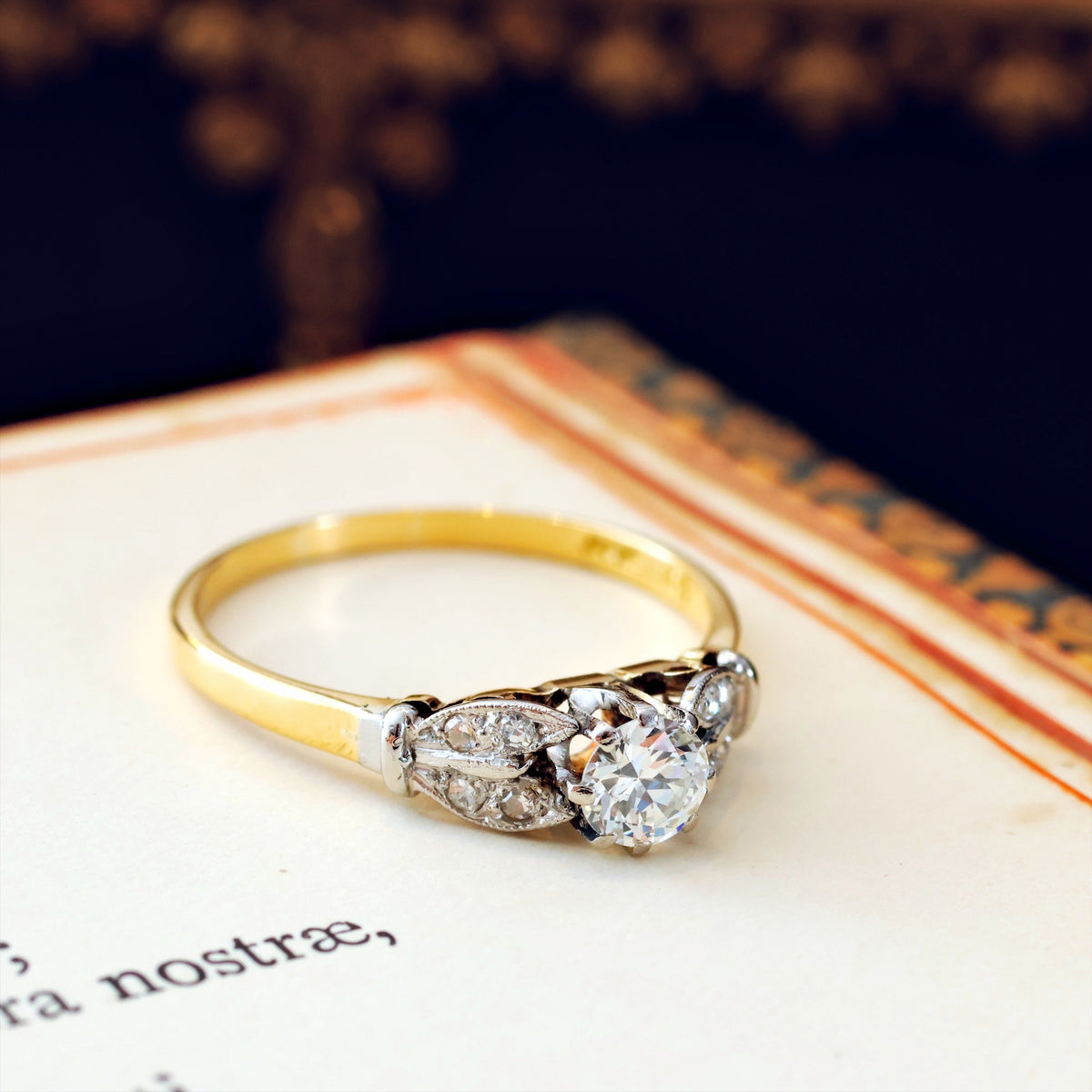 Vintage Perfection! Art Deco Diamond Engagement Ring