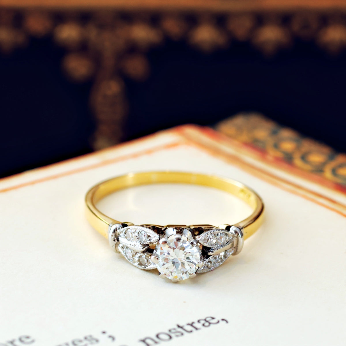 Vintage Perfection! Art Deco Diamond Engagement Ring