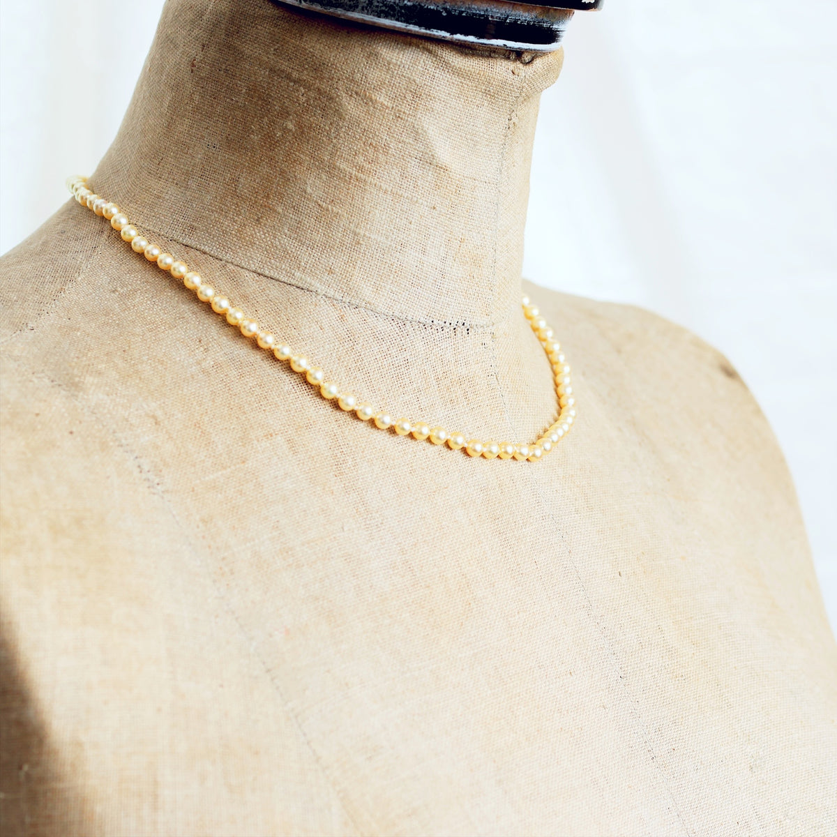 Vintage Cultured Saltwater Pearl Necklet