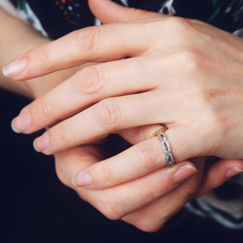 Handmade Diamond Eternity Ring