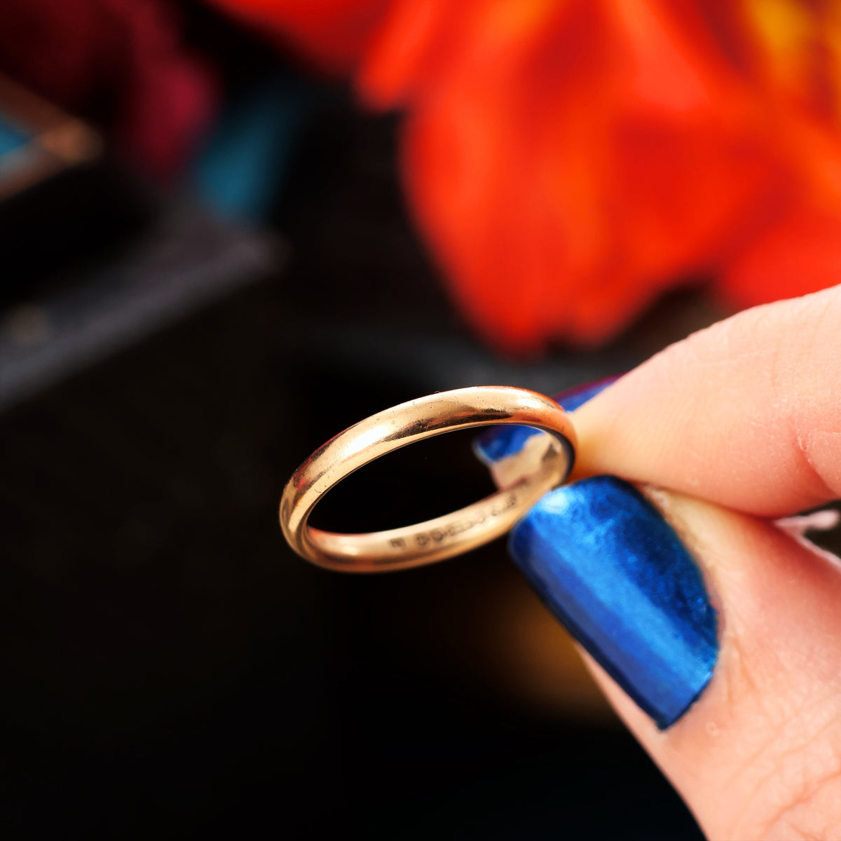 Vintage Date 1941 'Utility' 9ct Gold Wedding Ring