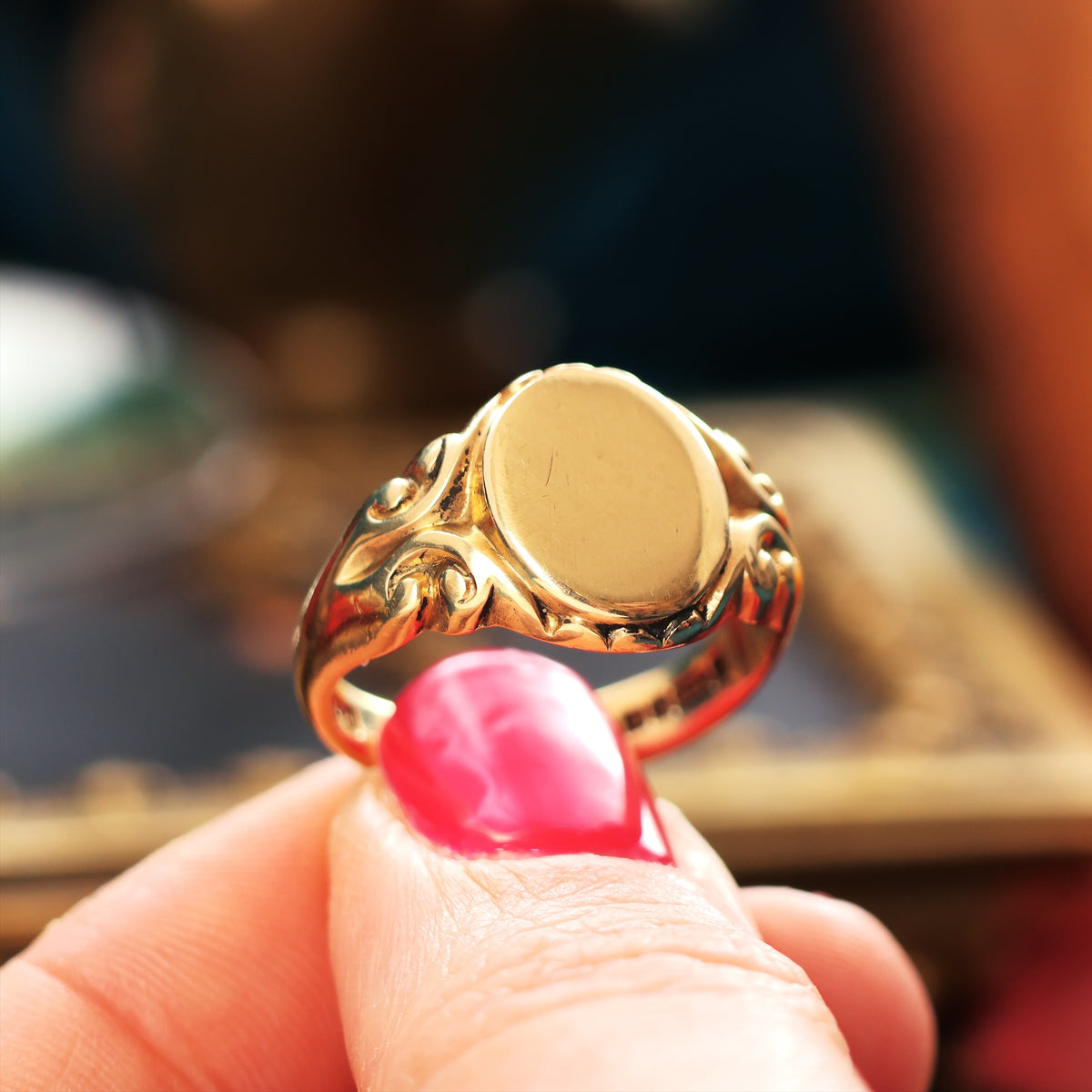 Superb Date 1963 Gent's 9ct Gold Signet Ring