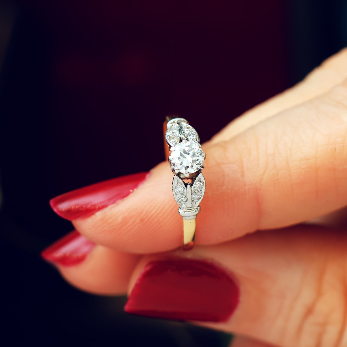 Vintage Perfection! Art Deco Diamond Engagement Ring