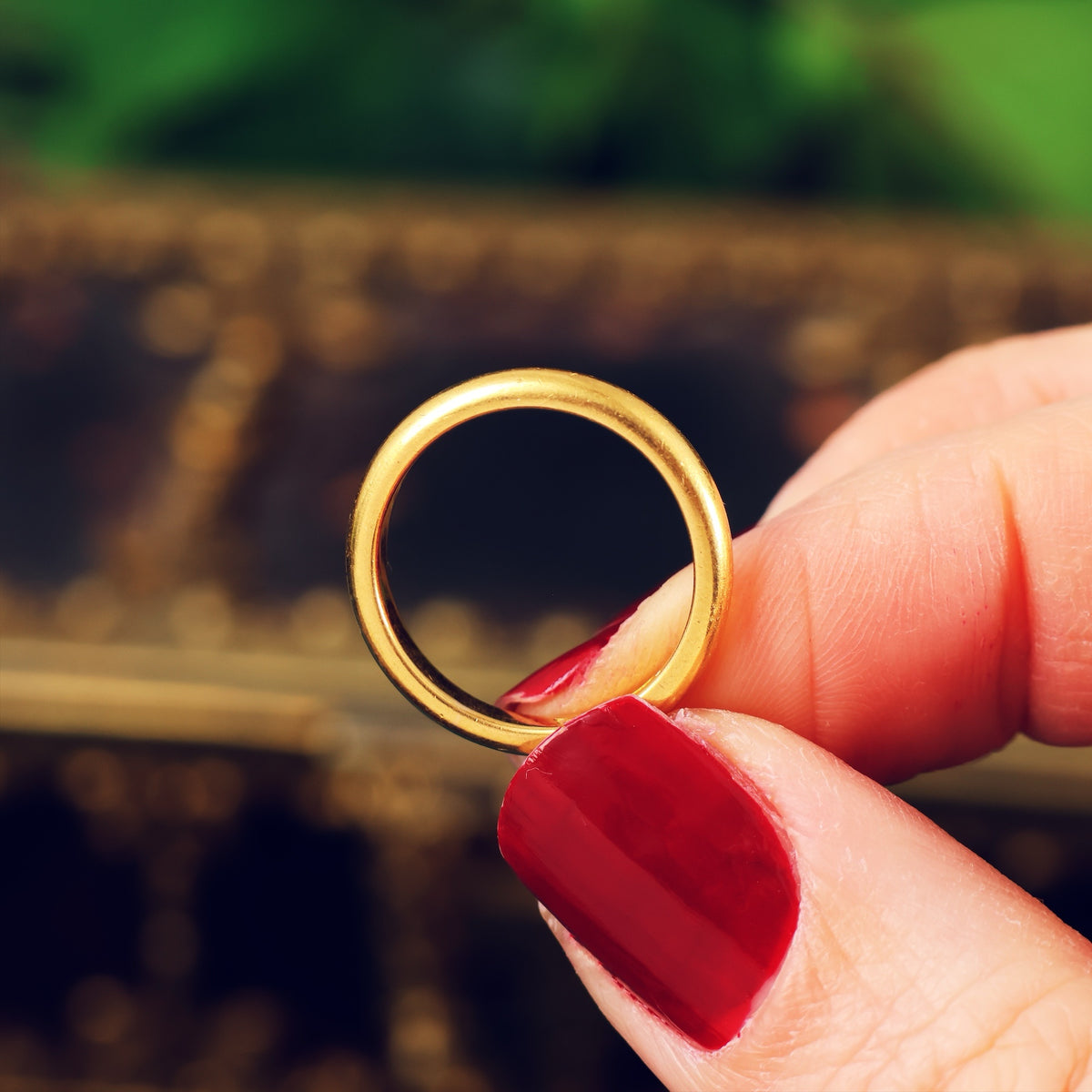 Vintage Date 1935 22ct Gold Wedding Ring