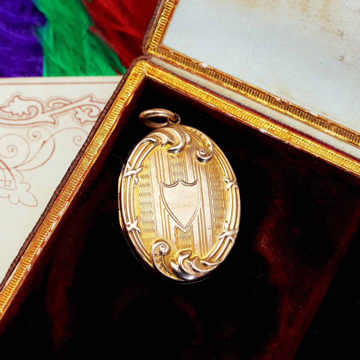 An Antique Edwardian Era Gold Locket