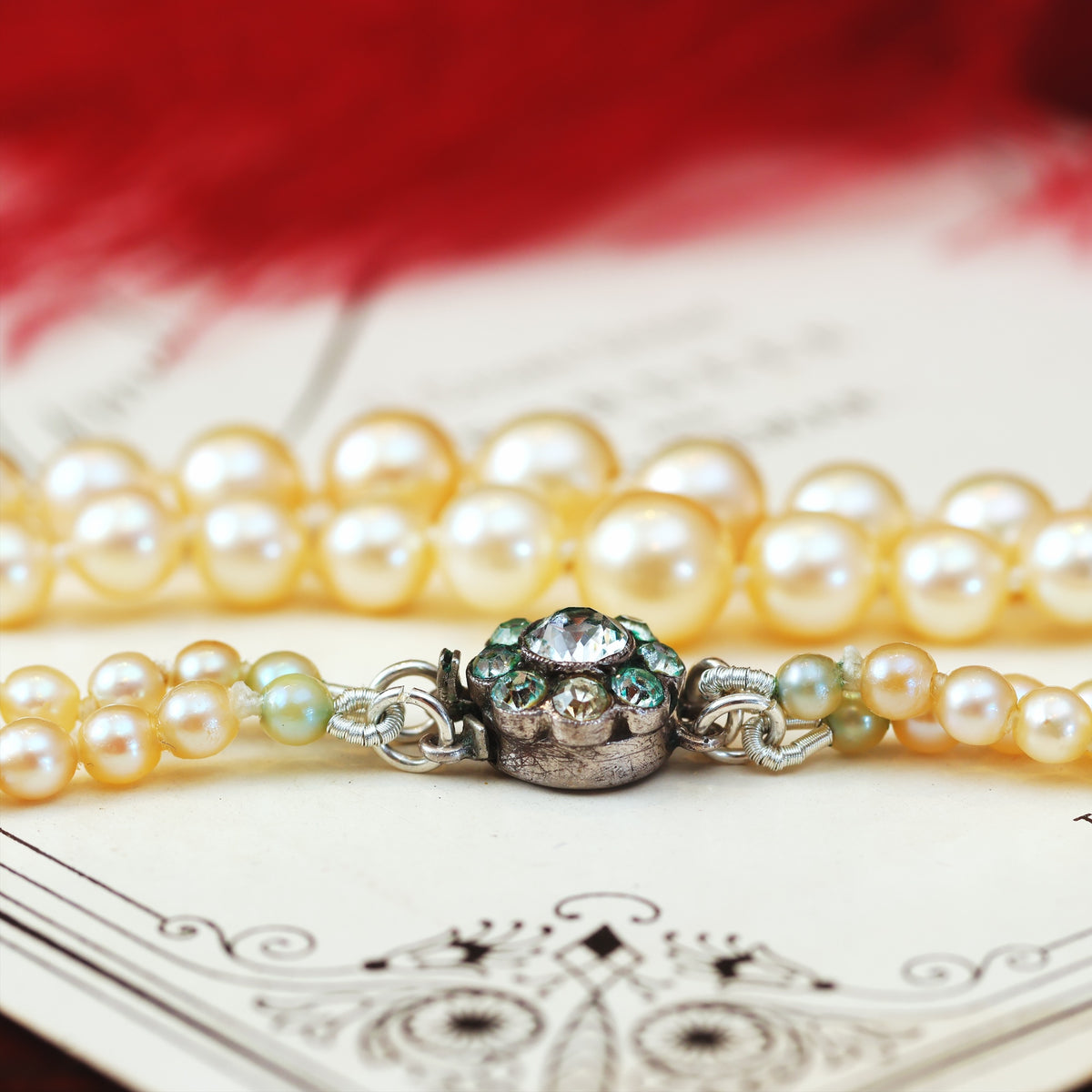 Classique Style! Vintage Cultured Pearl Necklace