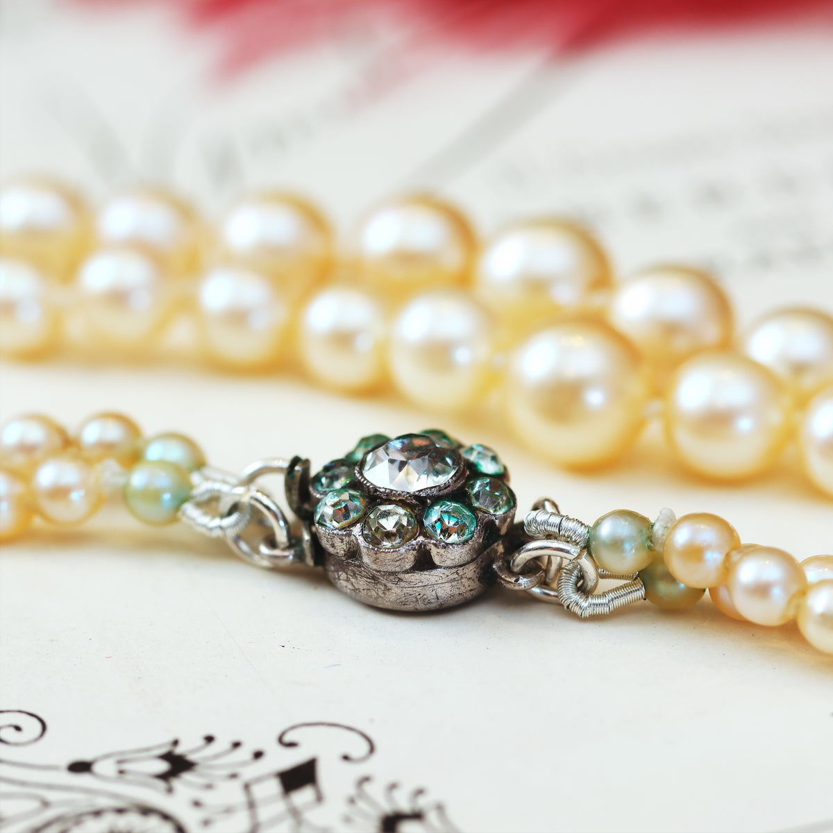 Classique Style! Vintage Cultured Pearl Necklace