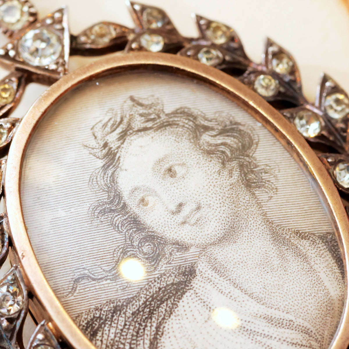 Antique Continental Silver & Paste Locket