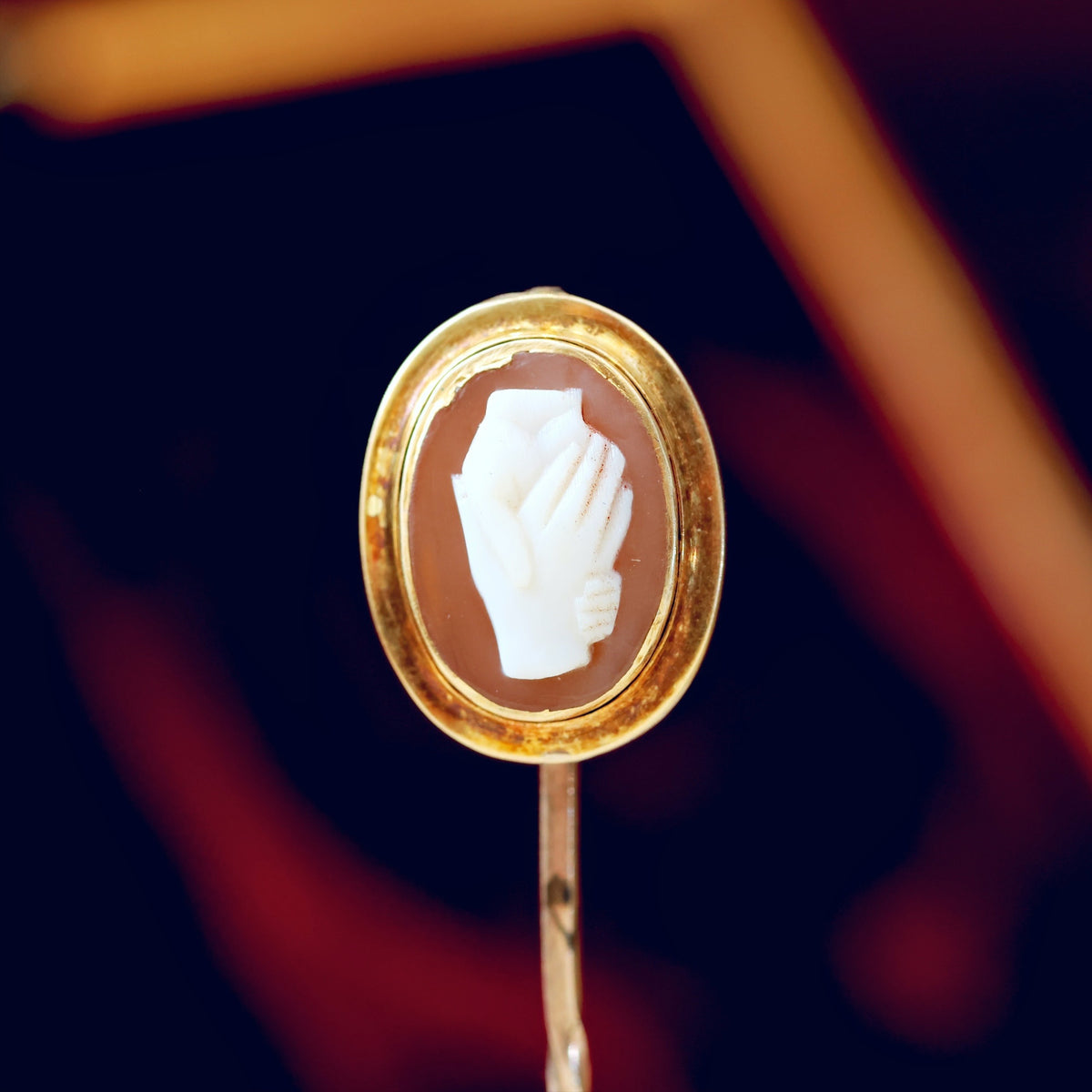 Antique Cameo Stick Pin