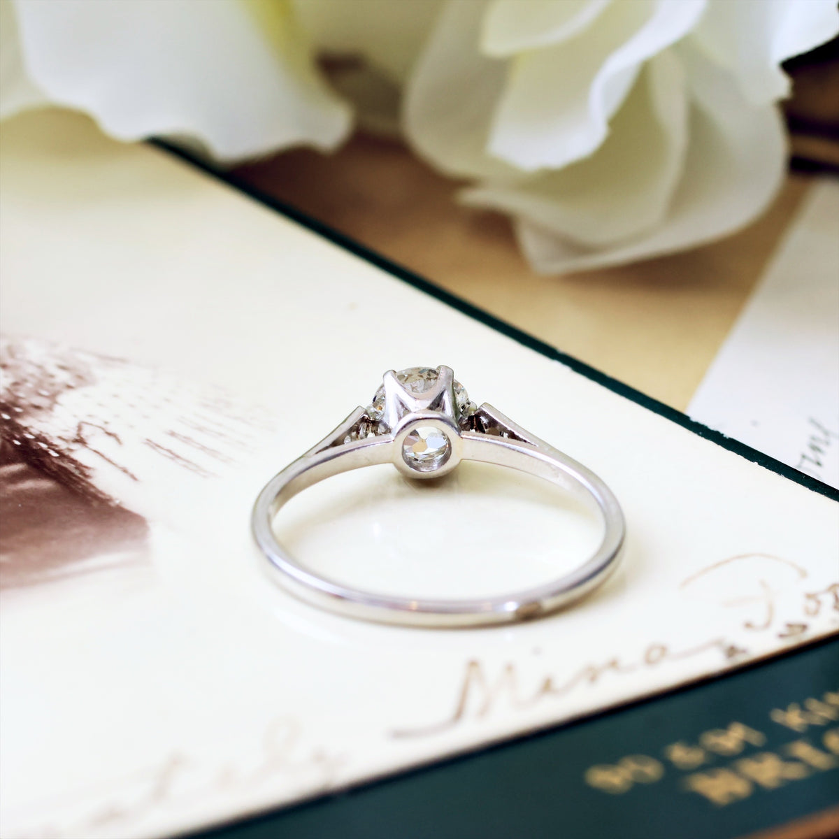 Fine Vintage Diamond Solitaire Engagement Ring