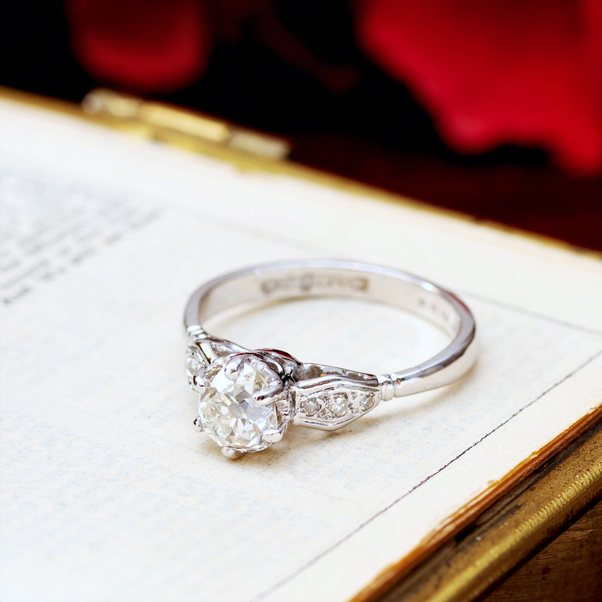 Vintage Diamond Engagement Ring