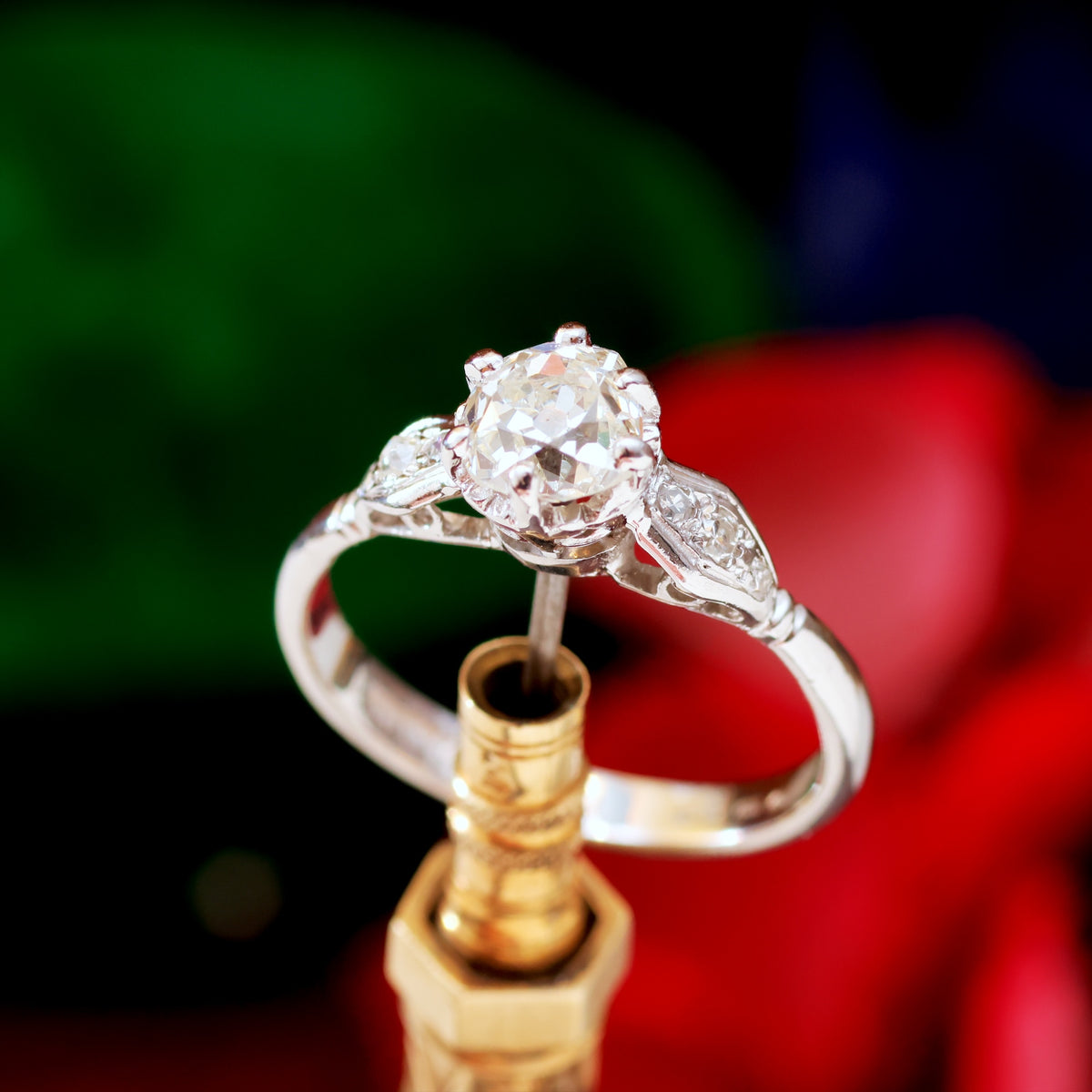 Much Desired Beauty!! Vintage Diamond Engagement Ring