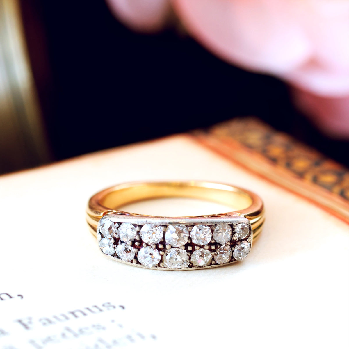 Antique Victorian Old Cut Diamond Ring