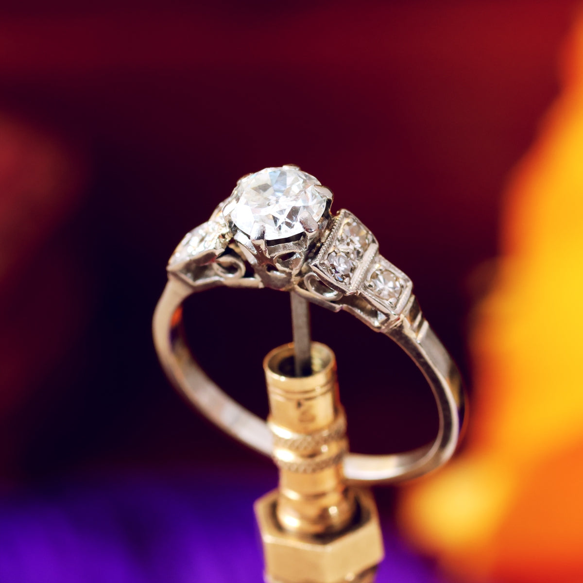 Vintage Art Deco Diamond Engagement Ring