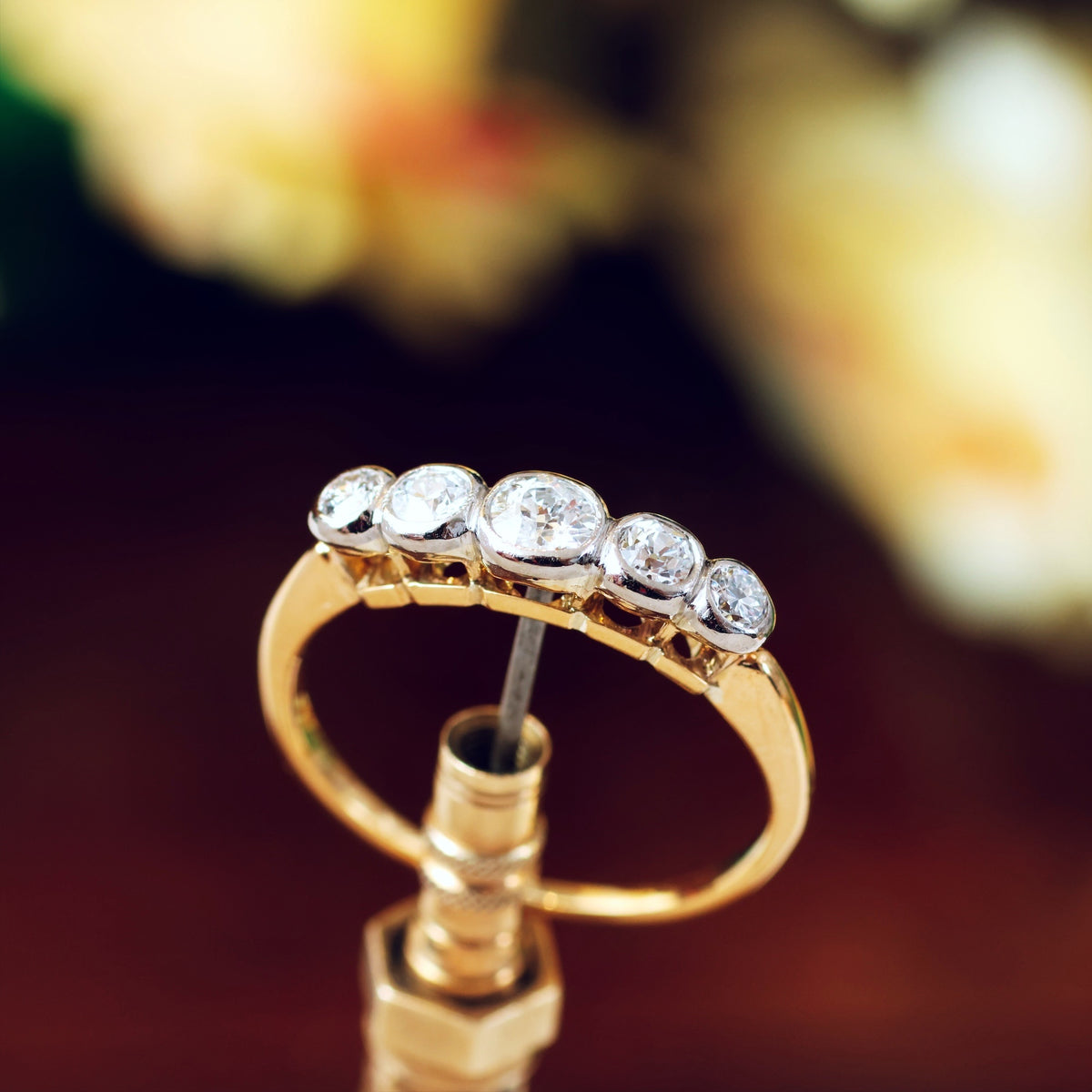 Fabulously Glittery Vintage Diamond Engagement Ring