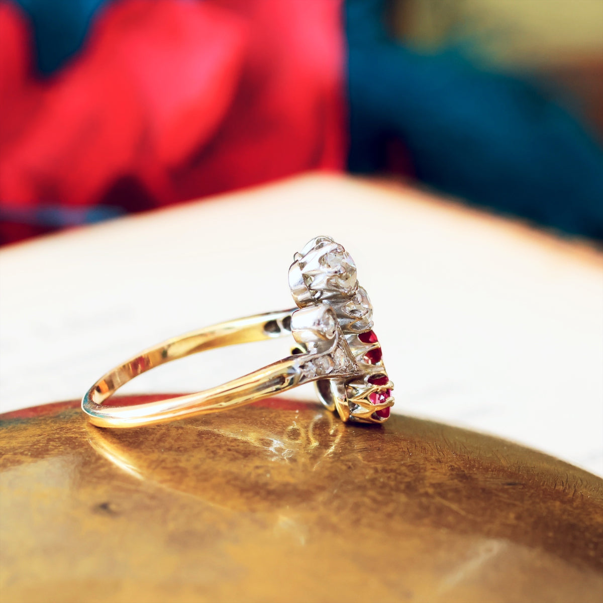 A Truly Magnificent Antique Ruby & Diamond Ring