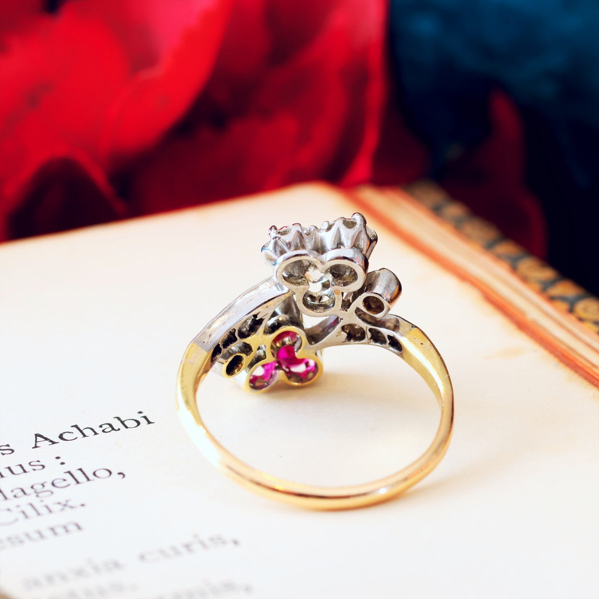 A Truly Magnificent Antique Ruby & Diamond Ring