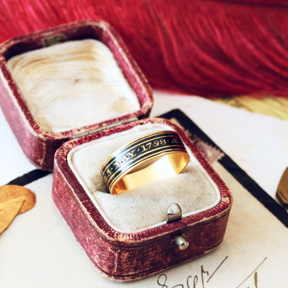 Mourning Ring for Margaret Walker Date 1798