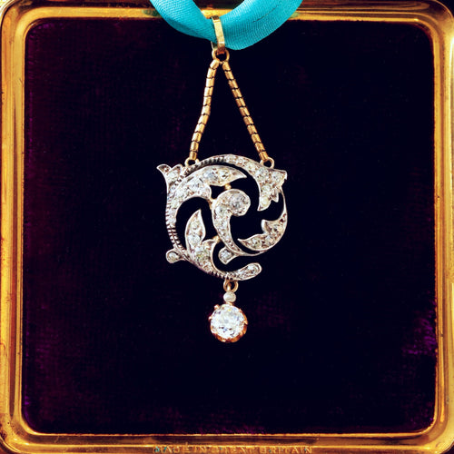Breathtakingly Beautiful Antique Diamond Pendant