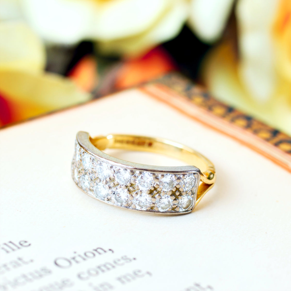 Sixteen Diamond 18ct Gold Statement Ring