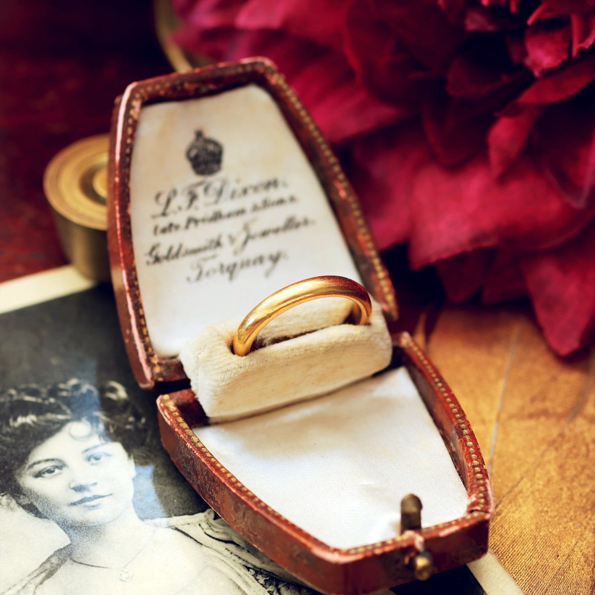 Vintage Date 1935 22ct Gold Wedding Ring