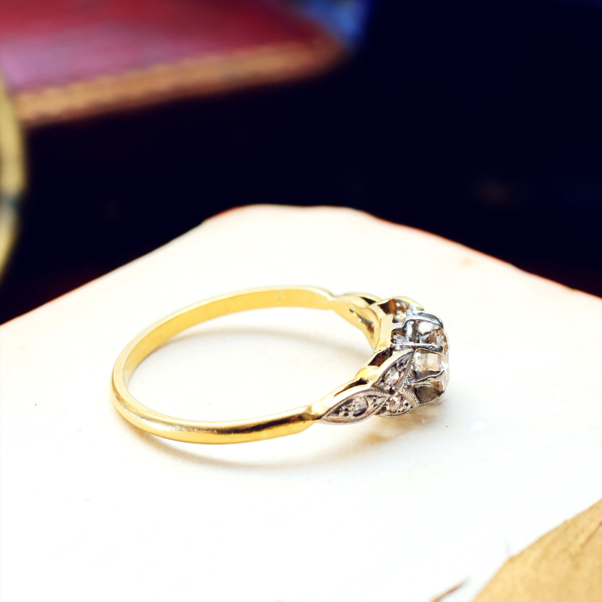 Darling One! SuperSparkly Vintage Diamond Engagement Ring