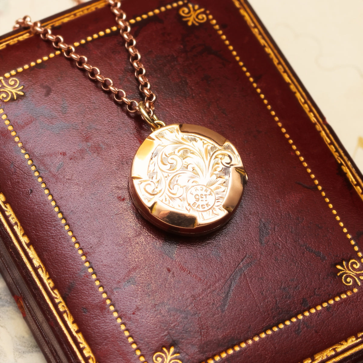 Darling Miniature Antique Gold Locket