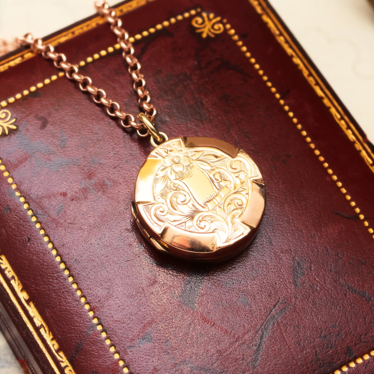 Darling Miniature Antique Gold Locket