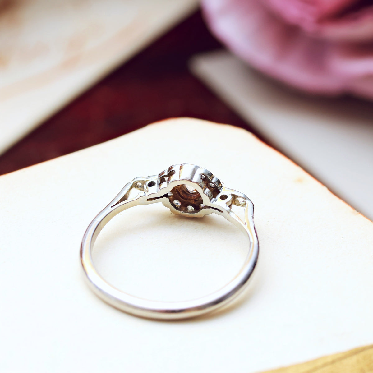 Vintage Darling! Diamond Daisy Cluster Ring