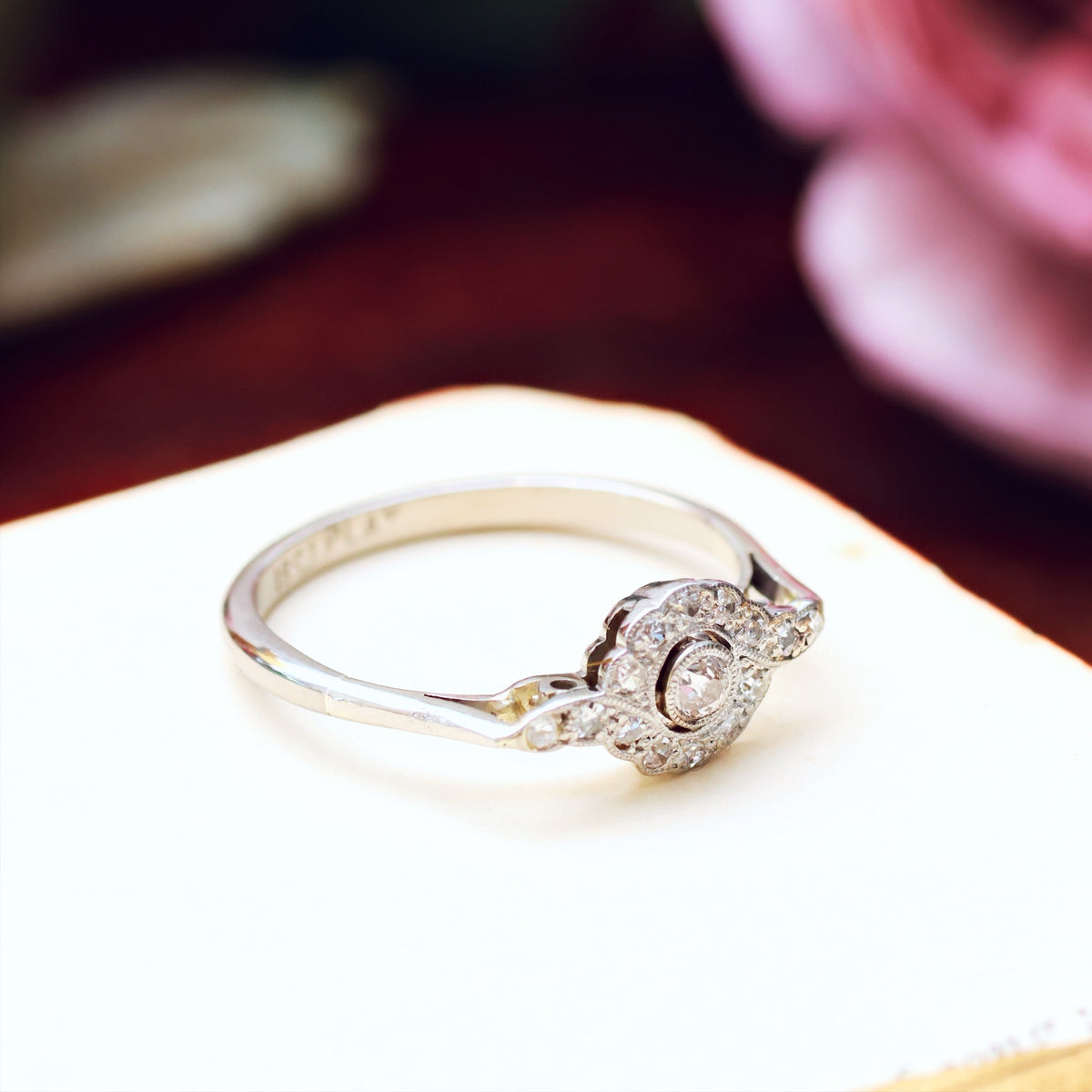 Vintage Darling! Diamond Daisy Cluster Ring