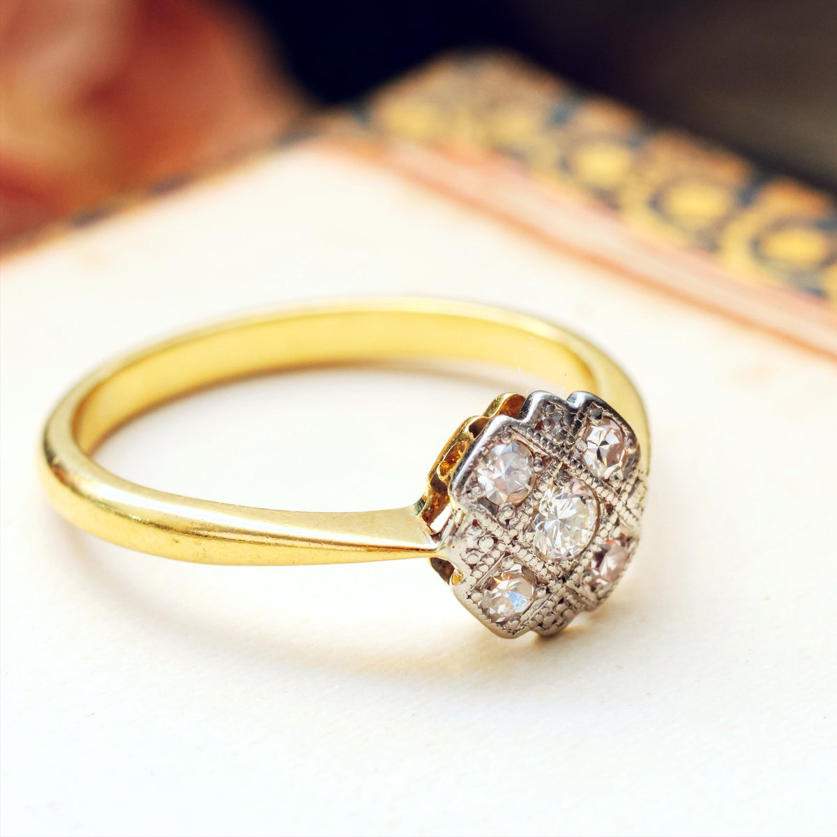 A Refined Vintage Art Deco Diamond Ring