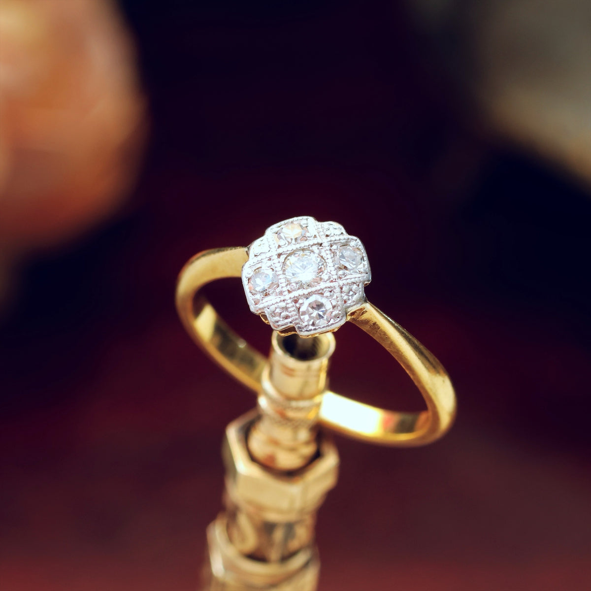 A Refined Vintage Art Deco Diamond Ring