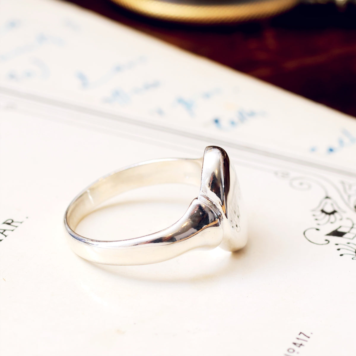 Silver Signet Ring