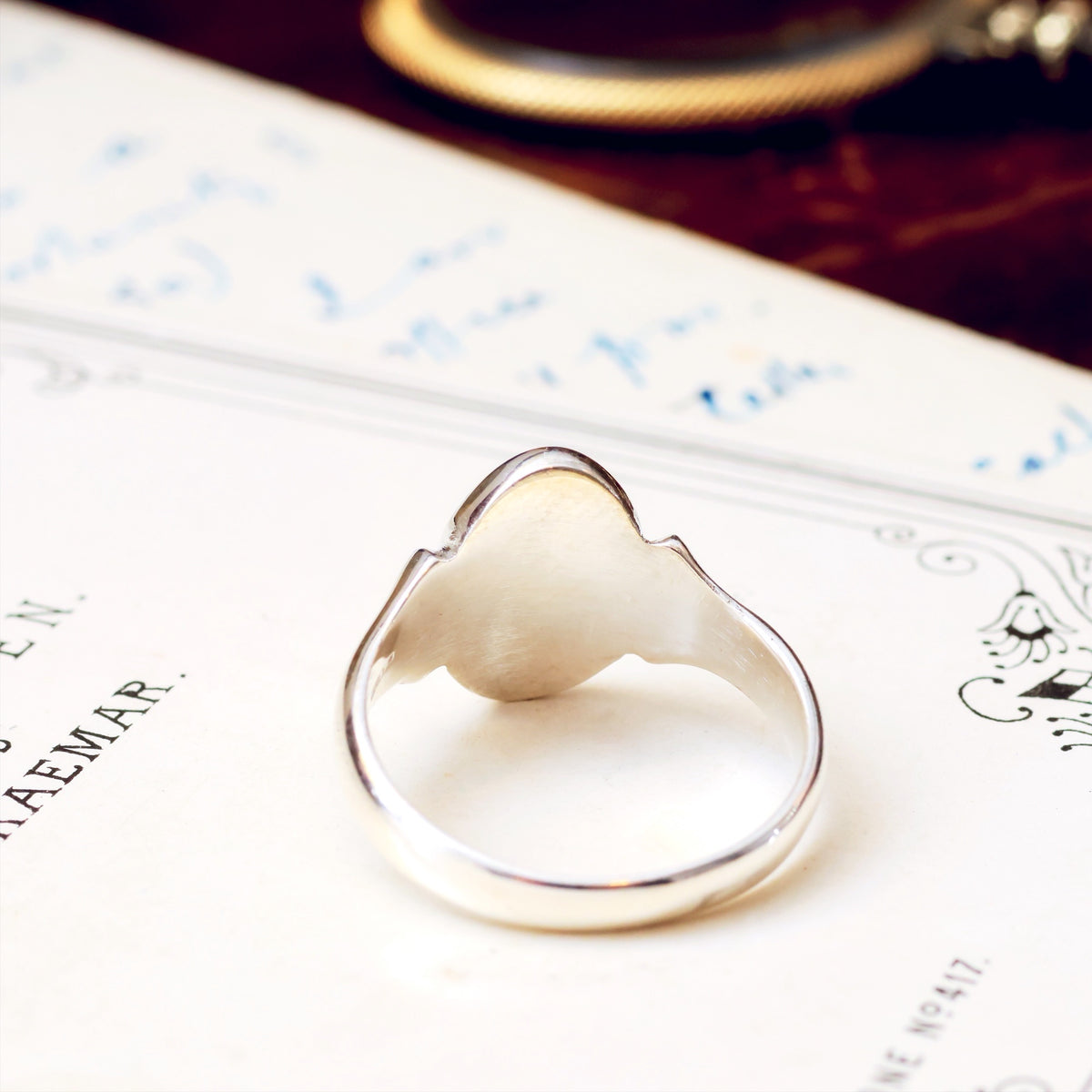 Silver Signet Ring