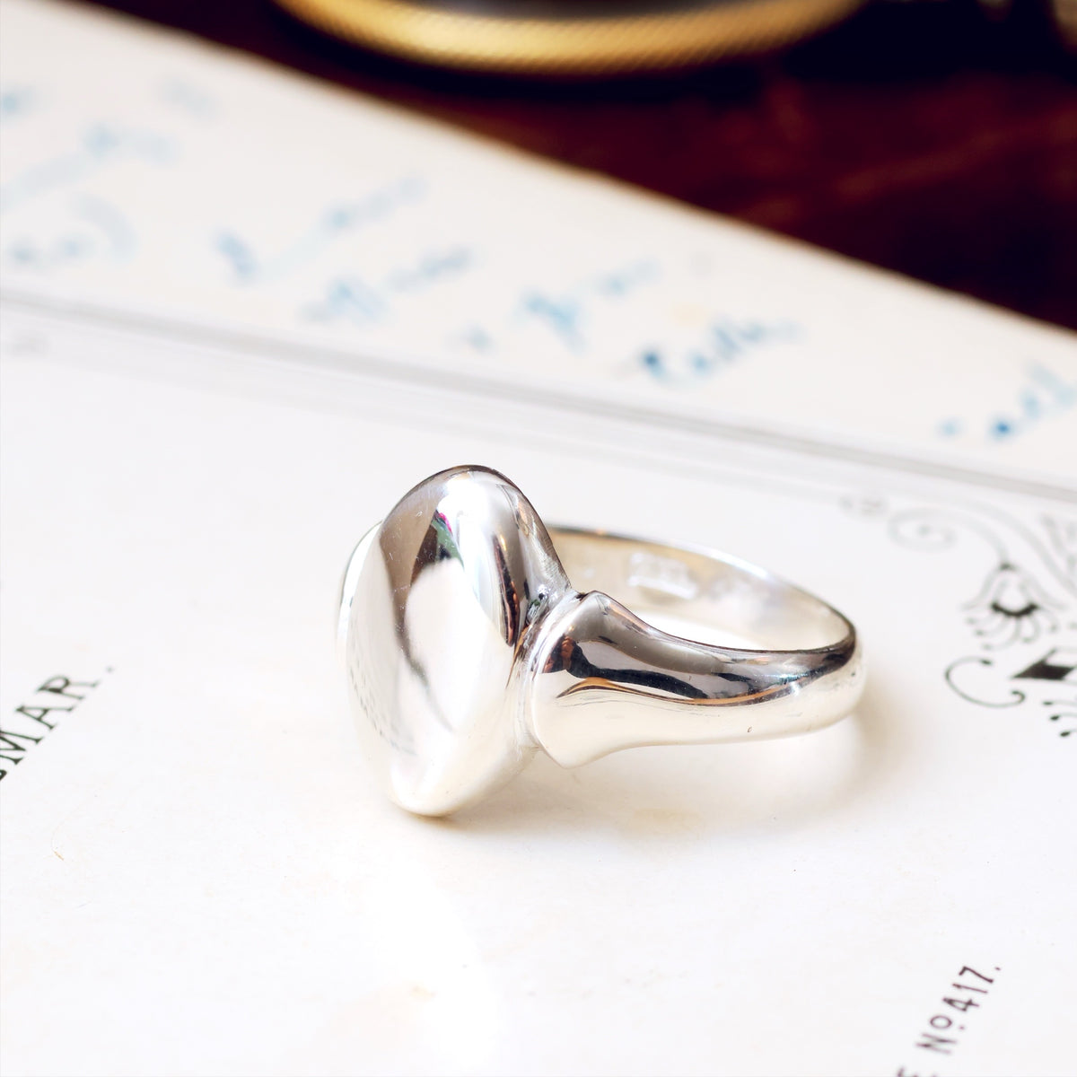 Silver Signet Ring