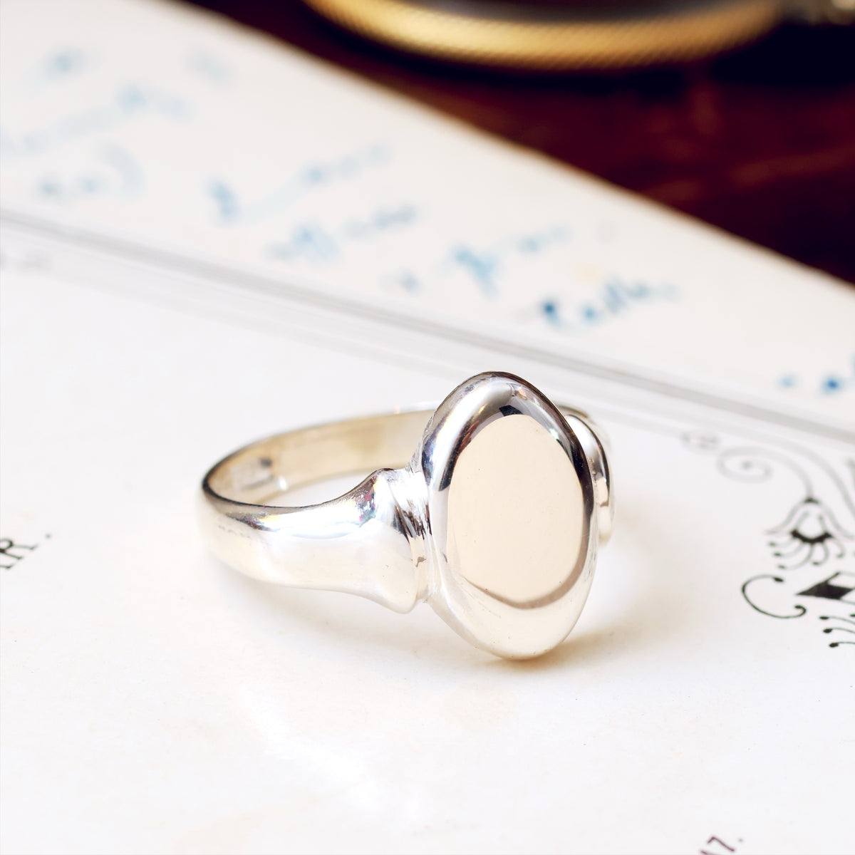 Silver Signet Ring