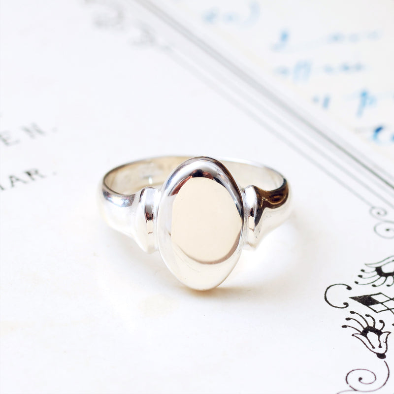 Silver Signet Ring