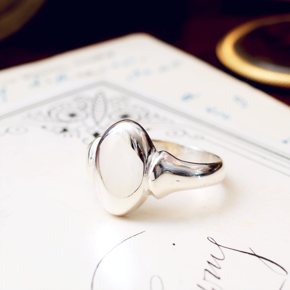 Silver Signet Ring