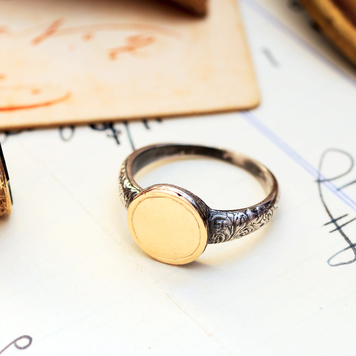 Georgian Style Silver Signet Ring