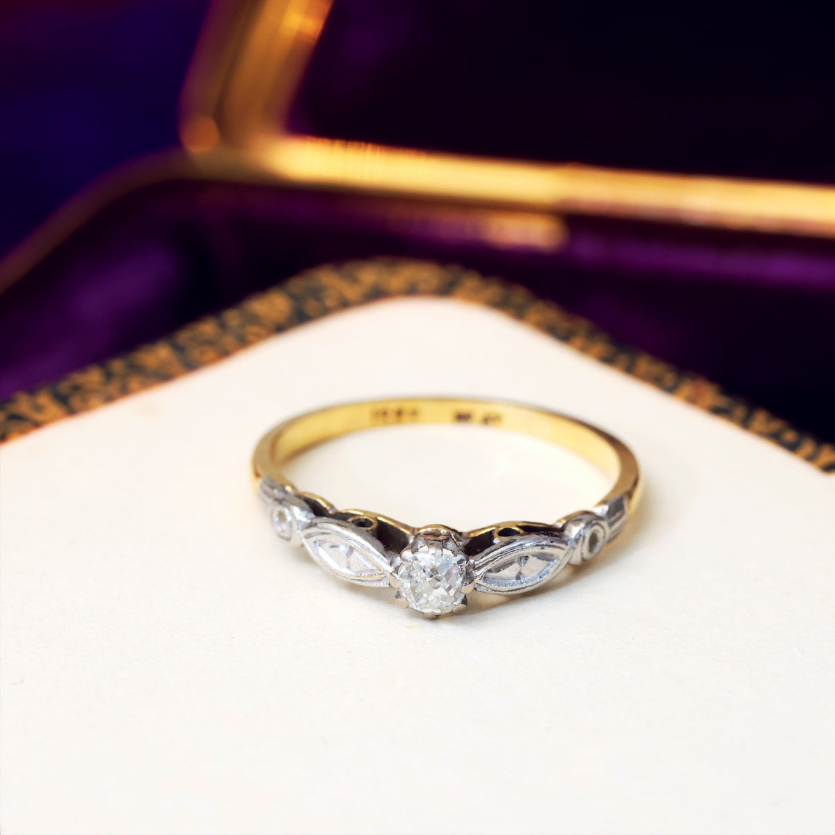 Dearest Vintage 1950's Diamond Engagement Ring