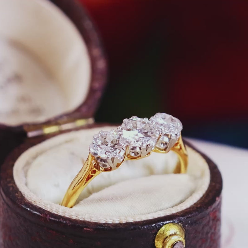 Vintage Diamond Trilogy Ring