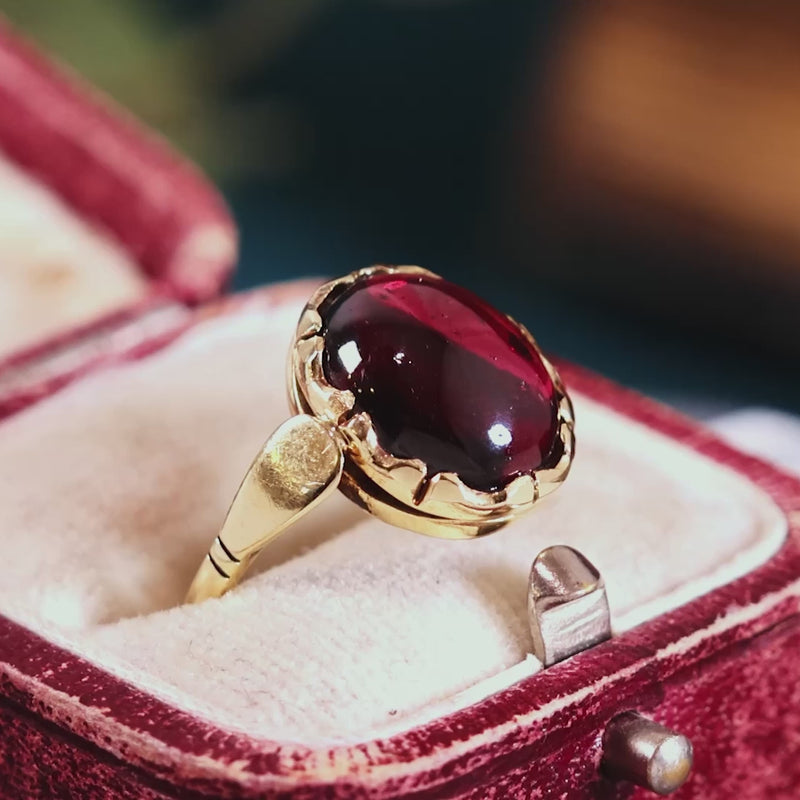 Antique Garnet Ring