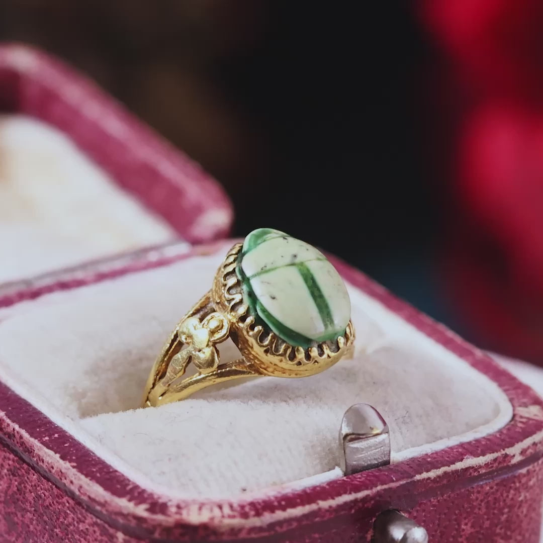 Antique Scarab Ring