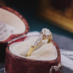Classic Vintage 0.40ct Diamond Engagement Ring