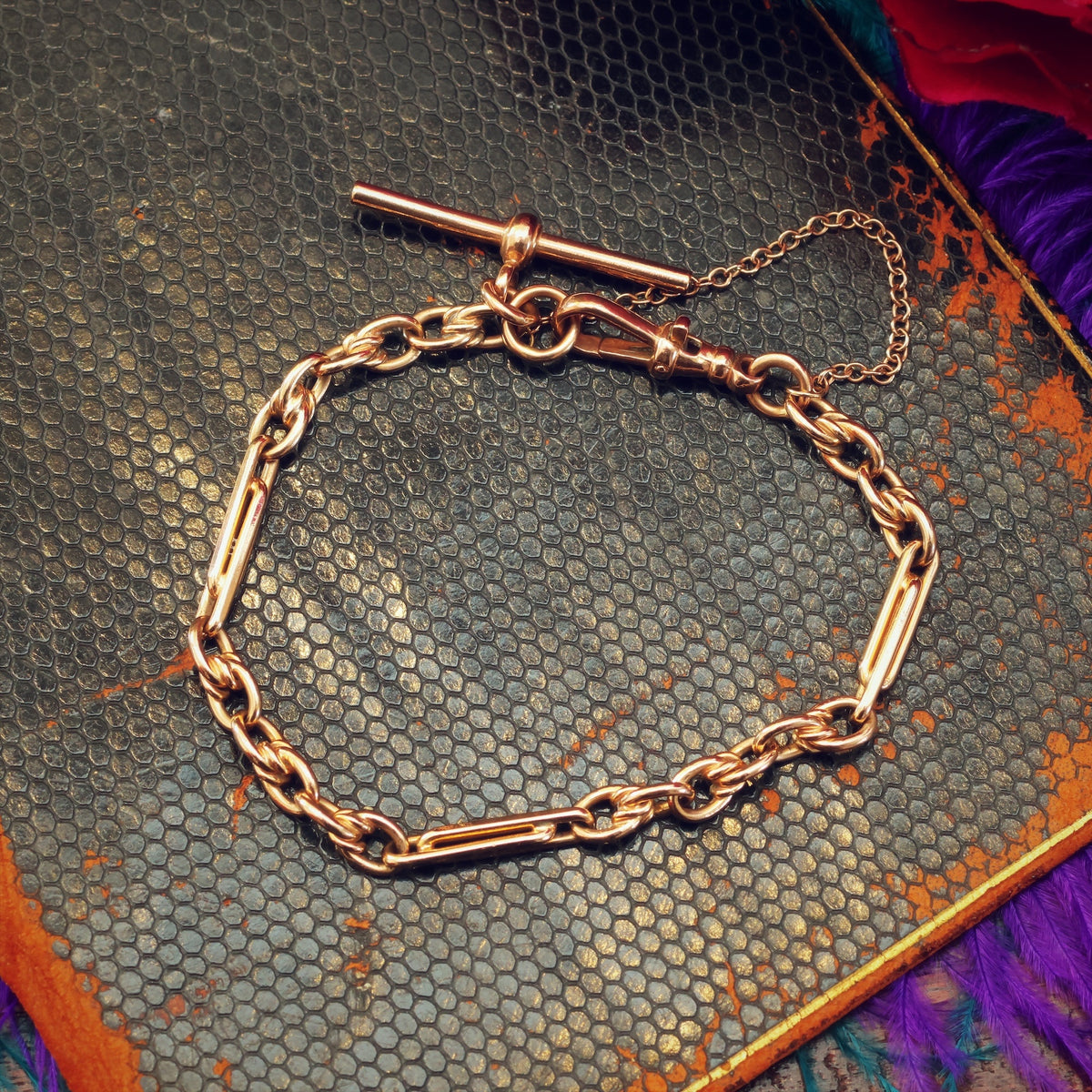 Rose Gold Watch Chain Bracelet