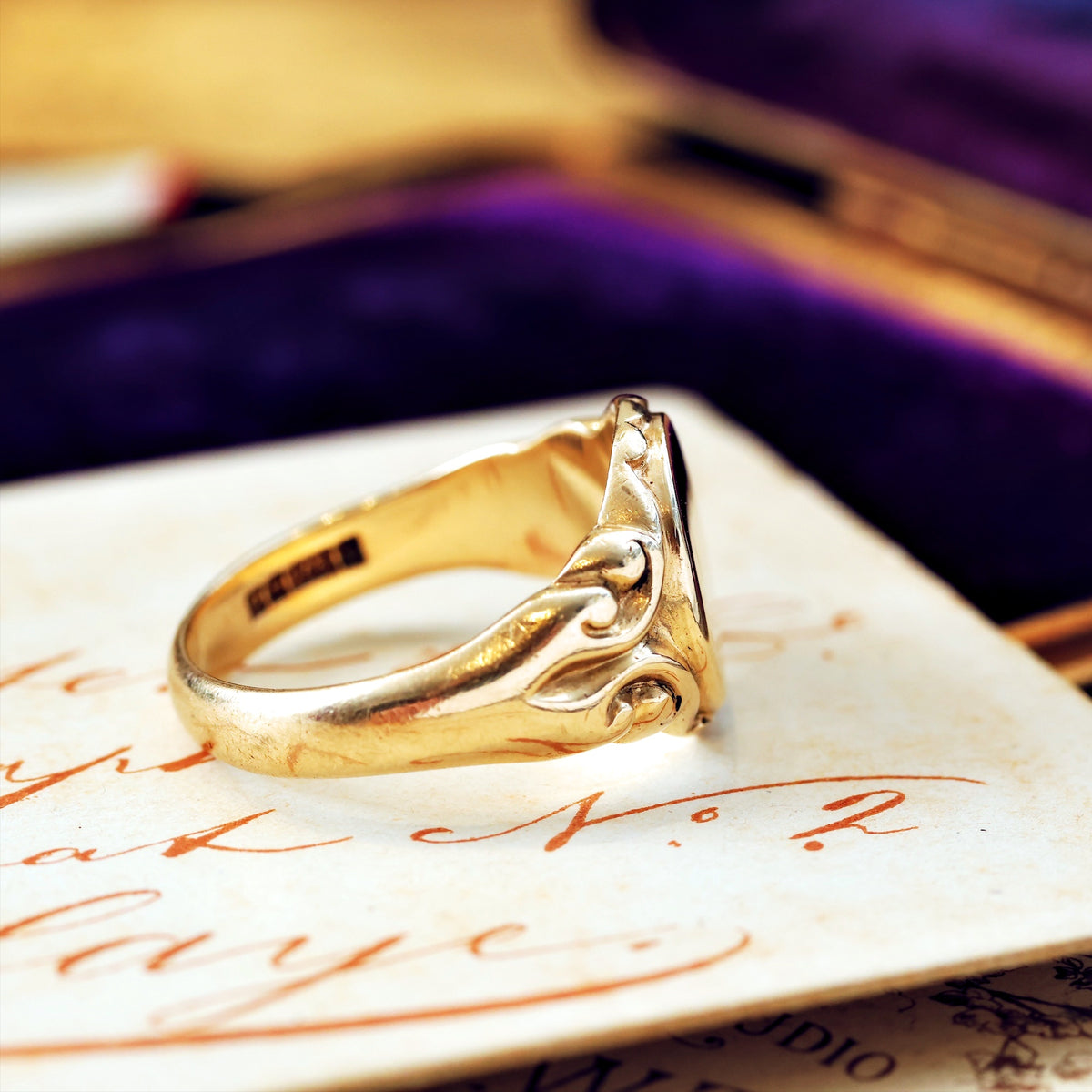 Superb Date 1963 Gent's 9ct Gold Signet Ring