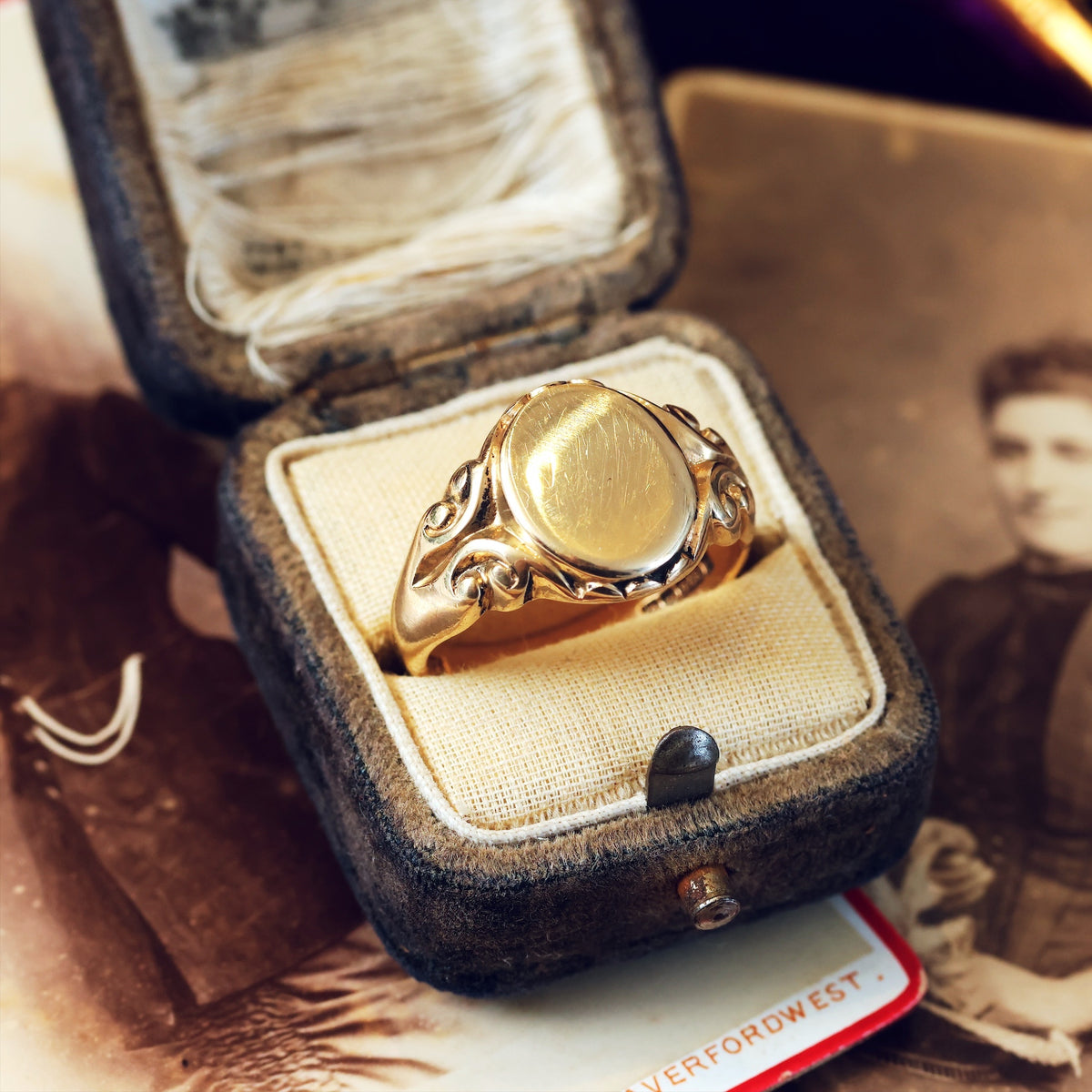 Superb Date 1963 Gent's 9ct Gold Signet Ring